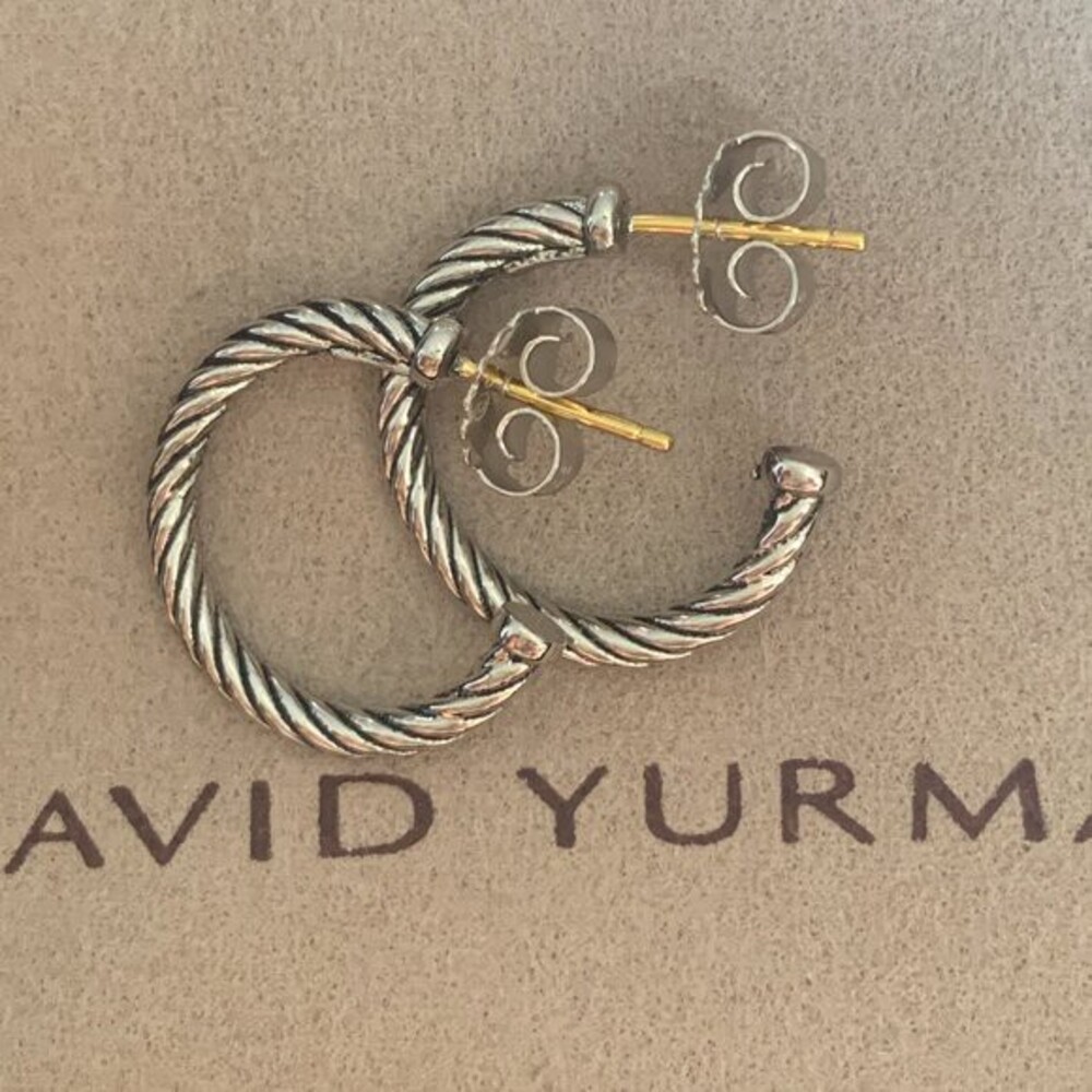 David Yurman Cable Hoop Earrings